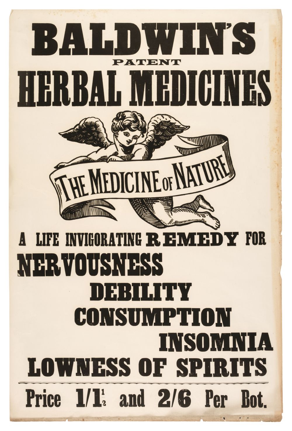 * Advertising Posters. Twenty medicinal advertising posters, circa 1900