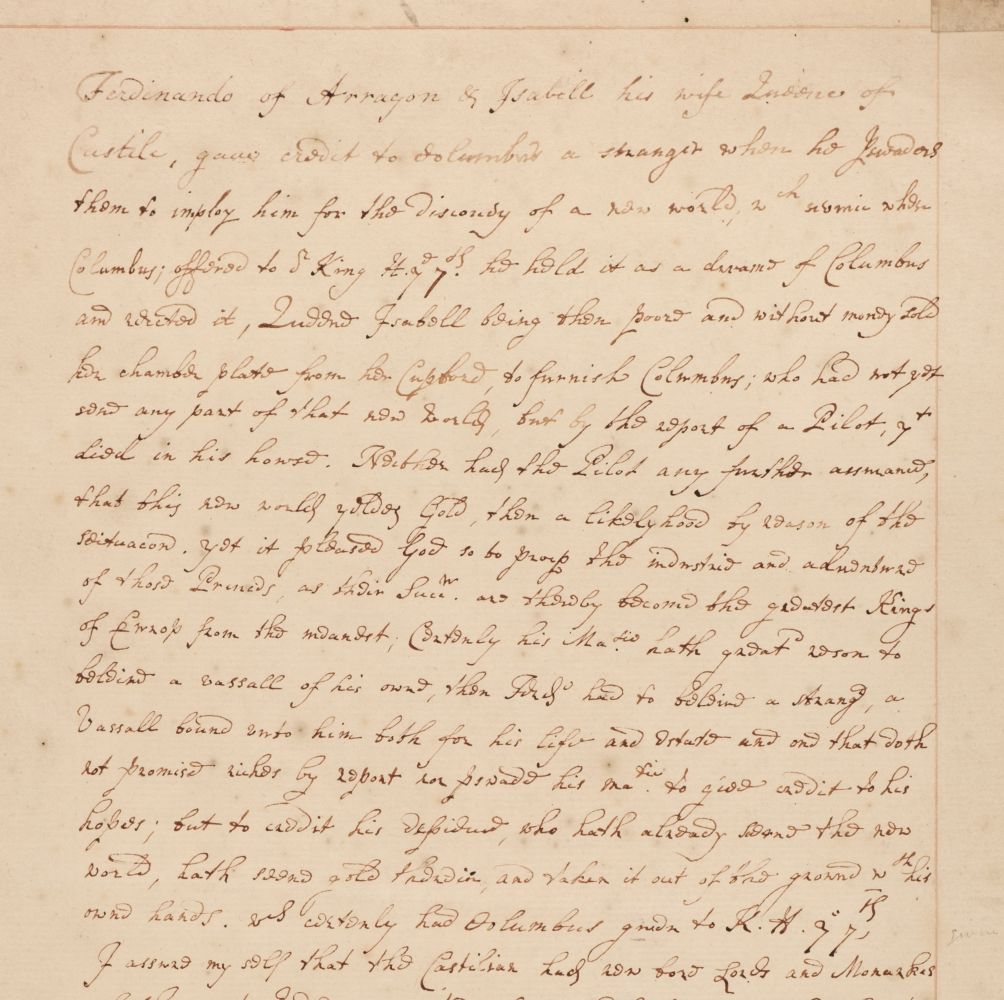 * West Indies. Manuscript application for funds and assistance... , mid 18th century