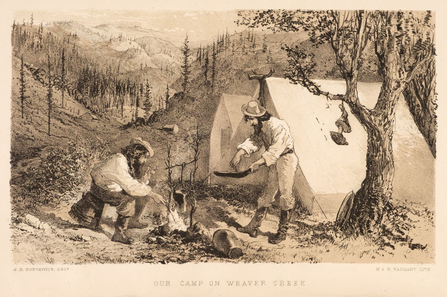 Borthwick (John David). Three Years in California, 1857