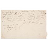 * Babbage (Charles, 1791-1871). Autograph Letter Signed, 7 January 1838,