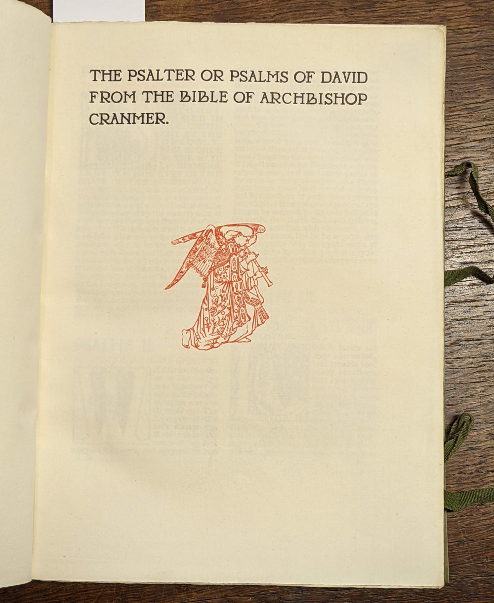 Essex House Press. The Psalter or Psalms of David, 1902 - Image 4 of 5