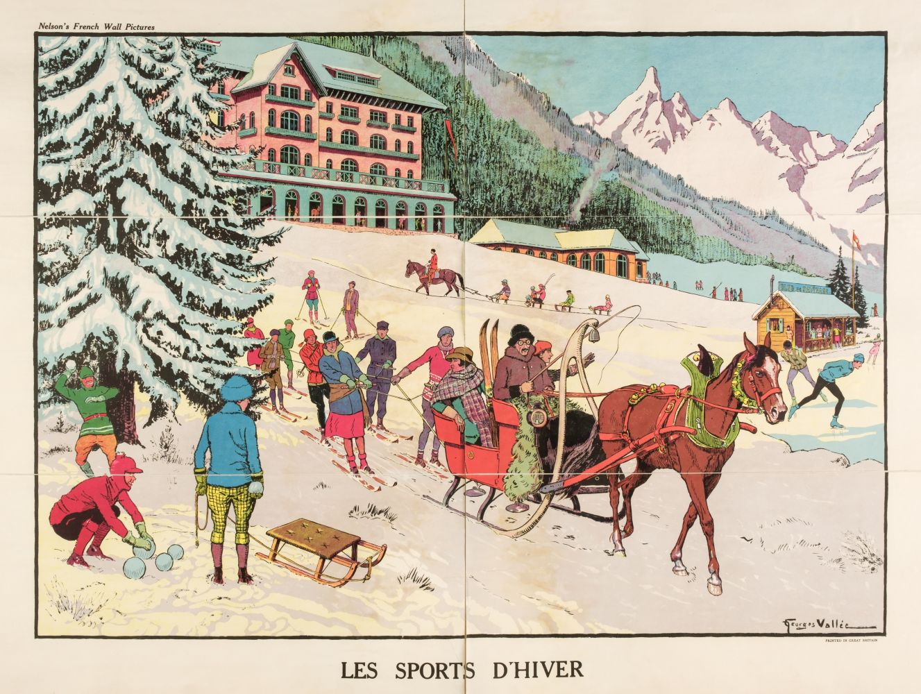 * Vallée (Georges, active 1897-1921). Les Sports d'Hiver