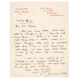 * Blyton (Enid, 1897-1968). Autograph letter signed 'Enid Blyton (Mrs Darrell Waters)', 1948