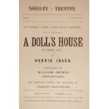 Ibsen (Henrik). A Doll's House, Translated by William Archer...