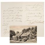 * Lind (Jenny, 1820-1887). Autograph letter signed, 'Jenny L. Goldschmidt'