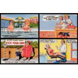 * Postcards. A group of 284 comic postcards published by Bamforth, various artists