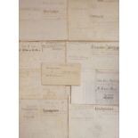 * Vellum Deeds. A group of 30 mostly 19th-century vellum property deeds