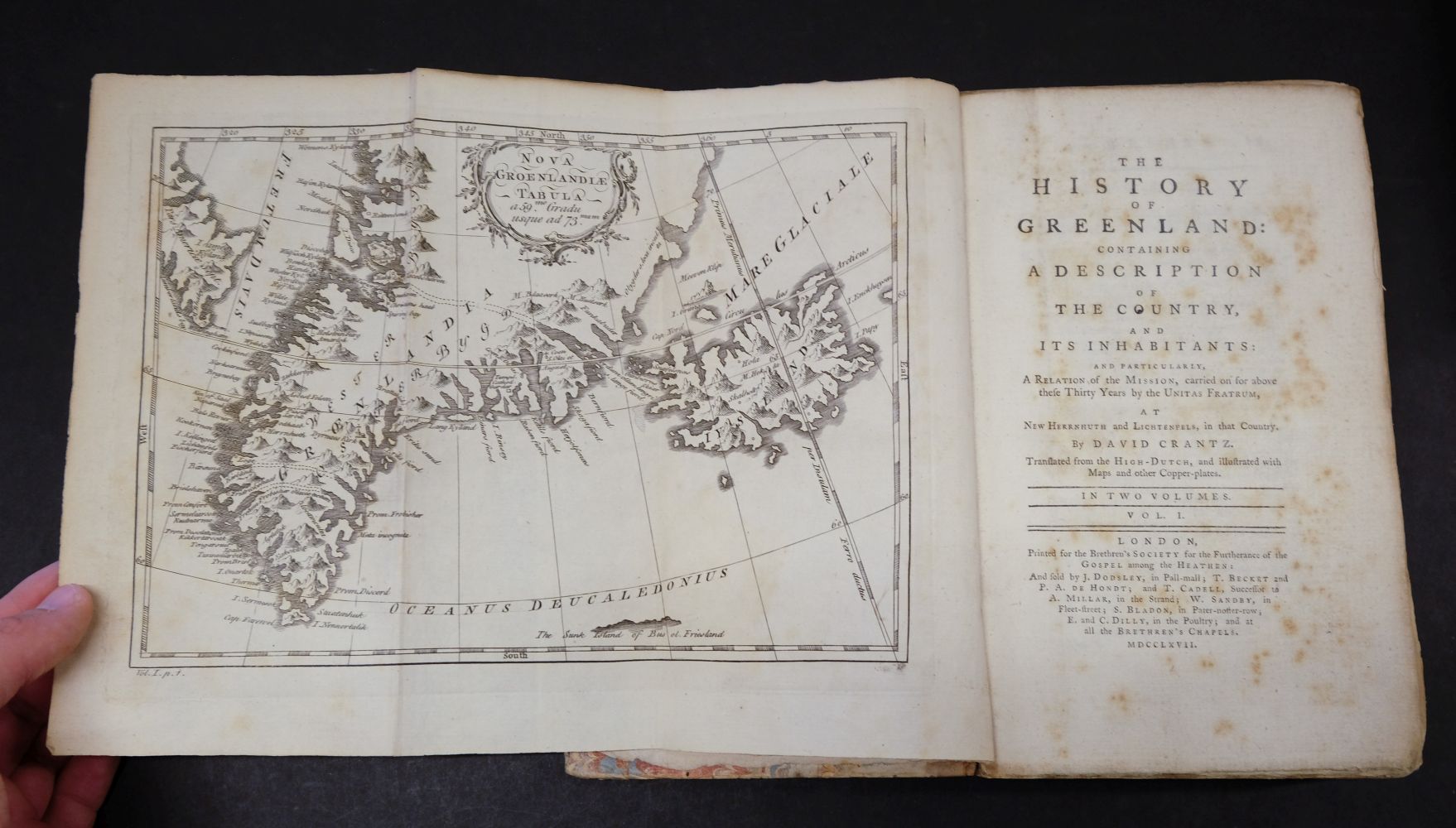 Crantz (David). The History of Greenland, 2 volumes, 1str edition, 1767 - Image 5 of 10