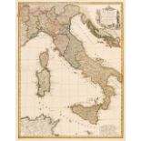 Italy. Homann (J. B. heirs of), Italia in suos Staus divisa ex d'Anvilliano..., 1790