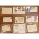 * Postal History. A large quantity of approximately 1000 covers, postcards, letter cards, etc., circ
