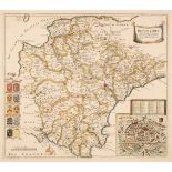 Devon. Saxton (Christopher & Lea Philip), Devon-Shire Described..., circa 1690