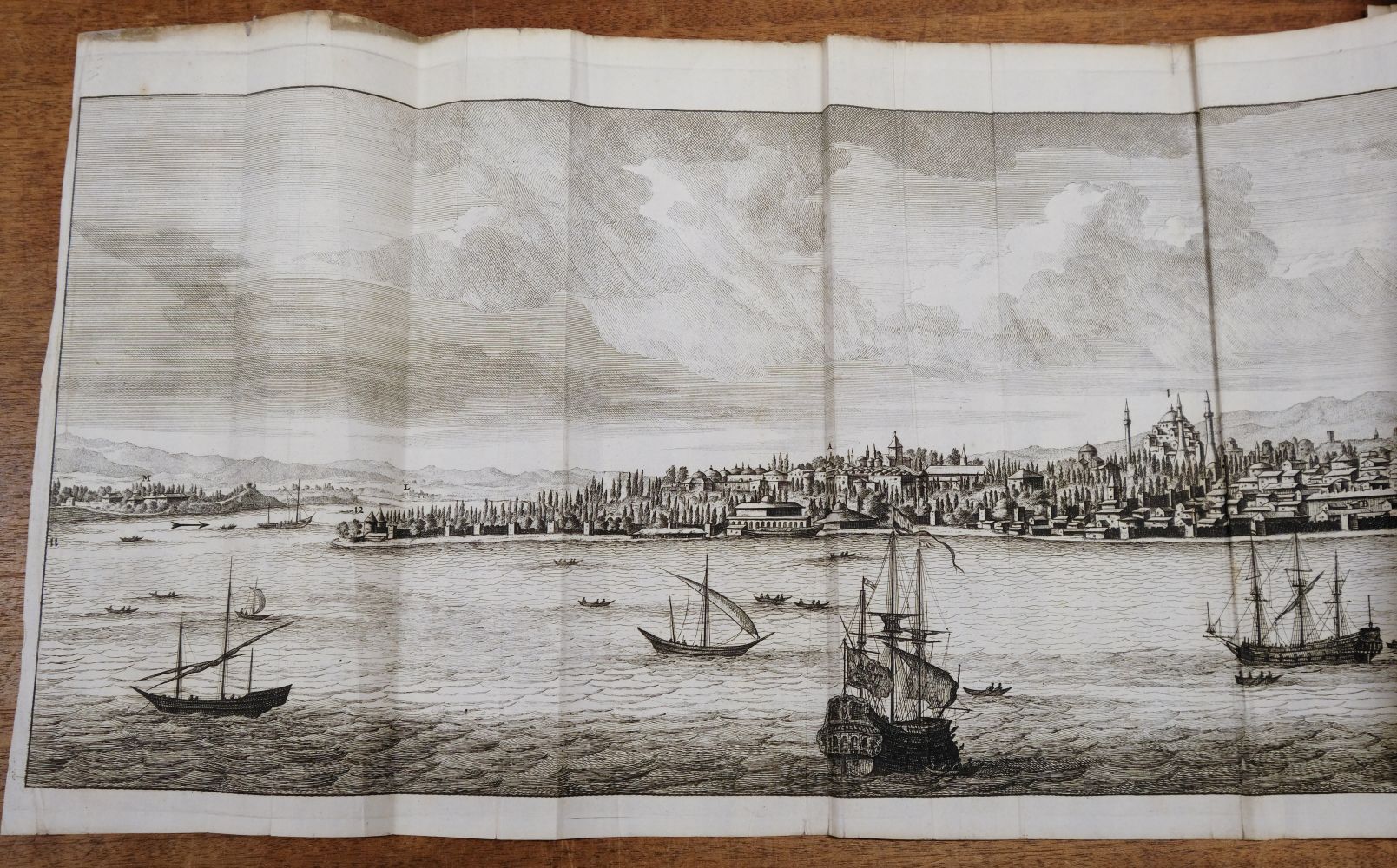 * Istanbul. De Bruyn (Cornelis), Constantinopolen/Galata/Pera, circa 1698, - Image 2 of 6