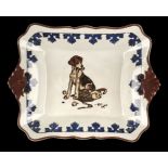 * Aldin (Cecil). A Royal Doulton rectangular dish, from the series 'Aldin's Dogs'