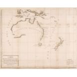Australia. Buffon (George), Carte des Delinaisions et Inclinasions de L'Aiguille..., circa 1780