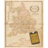 England & Wales. Cruchley (G. F.), New Travelling Map and Itinerary..., 1828