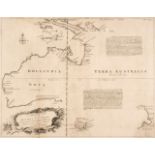 Australia. Bowen (Emanuel), A Complete Map of the Southern Continent..., 1744