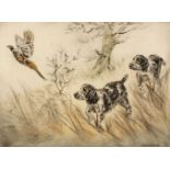 * Wilkinson (Henry 1921 - 2011). Five Drypoint etchings of Dogs, late 20th century