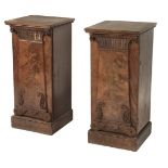 * Cabinets. Pair of William IV period cabinets
