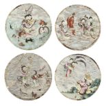* Chinese Panels. 18th-century porcelain panels