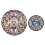 * Chargers. Imari charger plus Japanese cloisonné