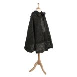 * Clothing. A collection of Victorian mourning capes and coats, & others