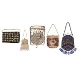 * Bags. A collection of beaded bags and other accessories, late 19th-early 20th century