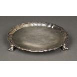 * Silver salver, 1905