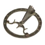 * Sundial. 17th-century pocket sundial