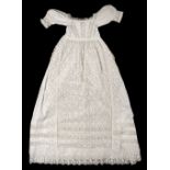 * Infants' clothing. A collection of Victorian christening gowns and other baby garments