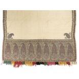 * Shawl. An early Kashmir shawl, circa 1800