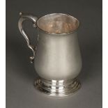 * Tankard. George II silver tankard by William Bateman I, London, 1779