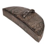 * Box. Kuba tribe carved wood box