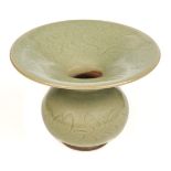 * Chinese Spittoon, Celadon spittoon