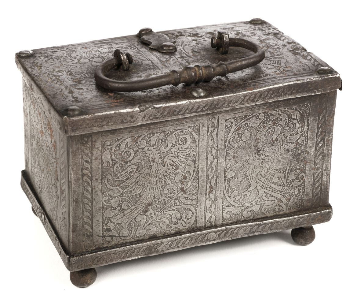 * Casket. German Nuremberg casket, probably 17th century
