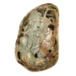 * Jade. Chinese jade pebble