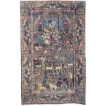 * Carpet. A Garden of Paradise Persian carpet, Tabriz, circa 1930