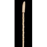 * Whalebone Stick. A Victorian whalebone stick