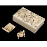 * Japanese box and netsuke