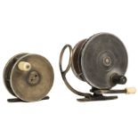 * Fishing Reels. Malloch's Patent casting reel and Gray reel