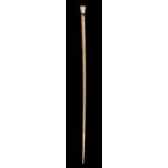 * Whalebone Stick. An early 19th century whalebone stick