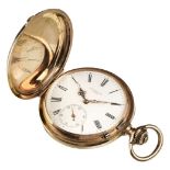 * Pocket Watch. Edwardian 14K gold pocket watch by J. Barth & Fils, Geneva
