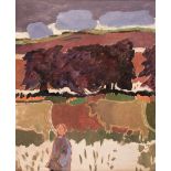 * Carrington (Joanna, 1931-), Woman with Cows, 1990