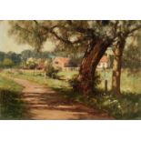 * Blacklock (Thomas Bromley, 1863-1903). A shaded path in summer