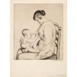 ARR * § Knight (Laura, 1877-1970). Mother and Child