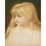 * Tayler (Edward, 1828-1906). Portrait of a Young Girl