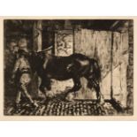 ARR * § Blampied (Edmund, 1886-1966). Returning to the Stable, 1920
