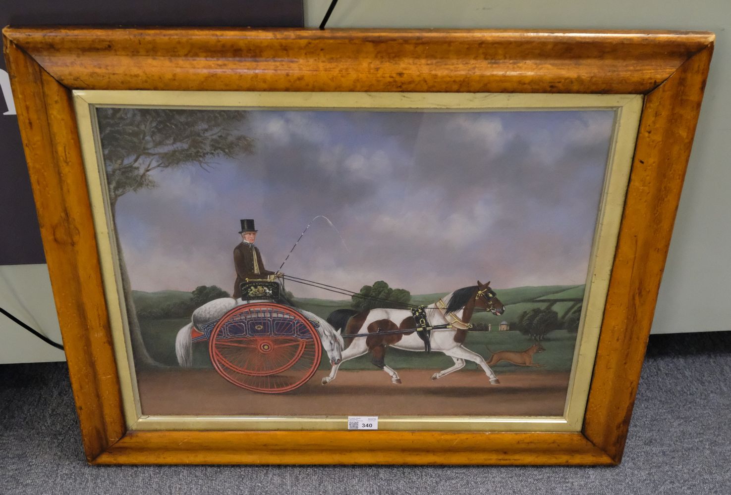 * Naive School. Horse and Phaeton with driver - Image 3 of 6