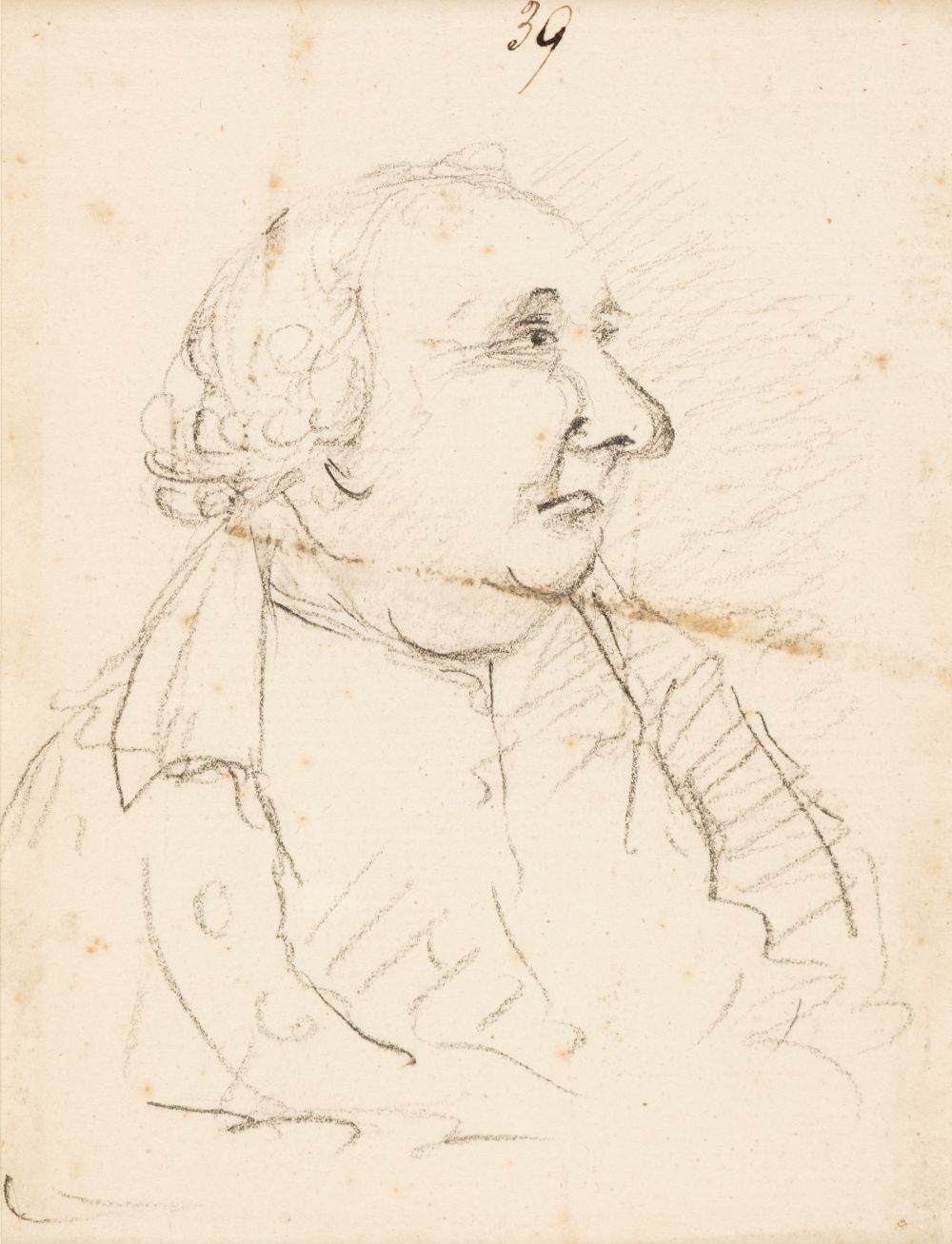 * Nixon (John, c.1750-1818). Portrait of a portly gentleman