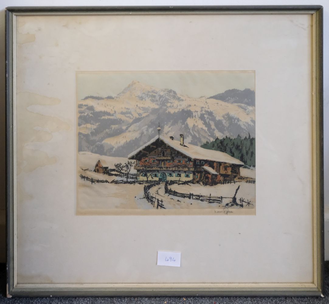 * Figura (Hans, 1899-1978). Three Tyrolean Scenes - Image 10 of 10