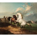 * English School. Horses at Play, and Horses Frightened, early-mid 19th century